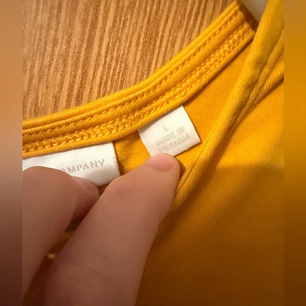 New York and Company Yellow and White Women's Dress